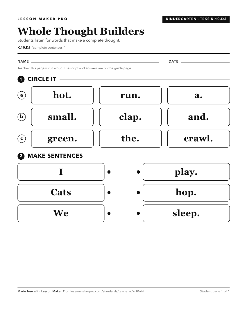 Preview of the K.10.D.i printable worksheet