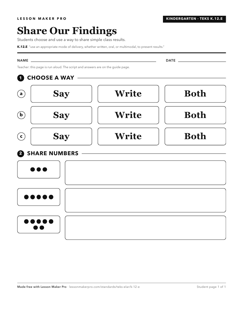 Preview of the K.12.E printable worksheet