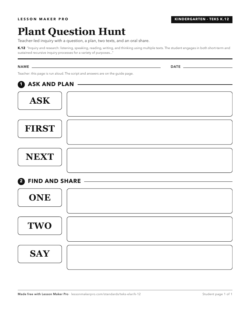 Preview of the K.12 printable worksheet