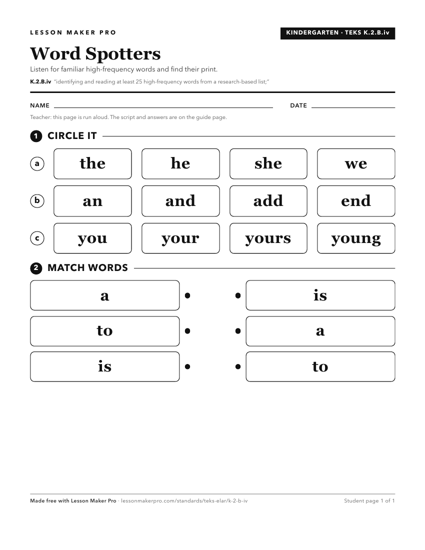 Preview of the K.2.B.iv printable worksheet