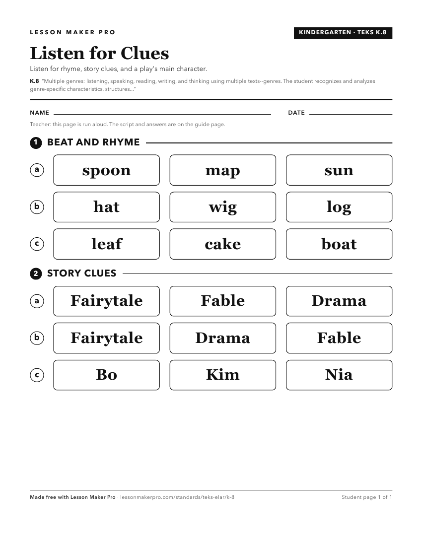Preview of the K.8 printable worksheet
