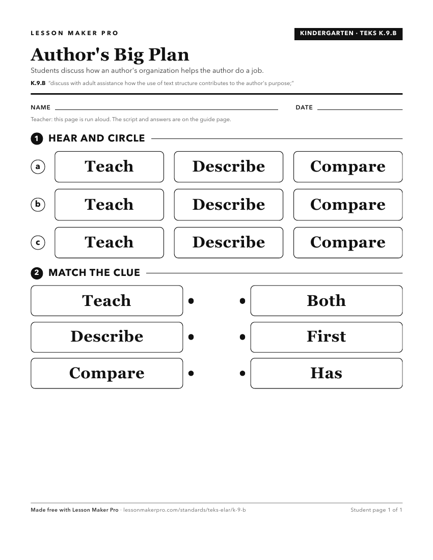 Preview of the K.9.B printable worksheet