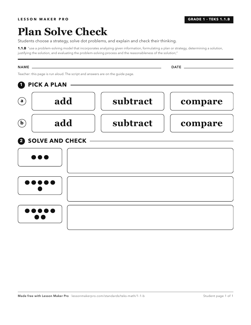 Preview of the 1.1.B printable worksheet
