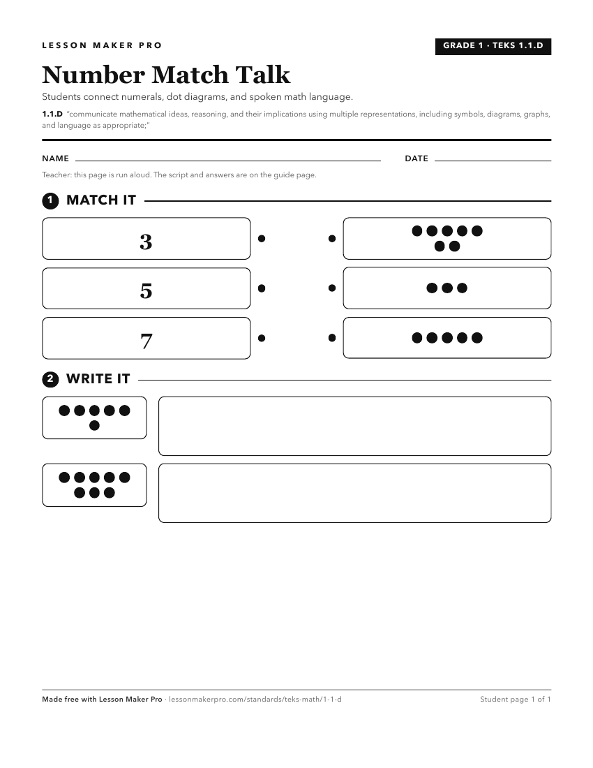 Preview of the 1.1.D printable worksheet