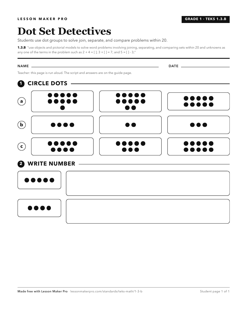 Preview of the 1.3.B printable worksheet