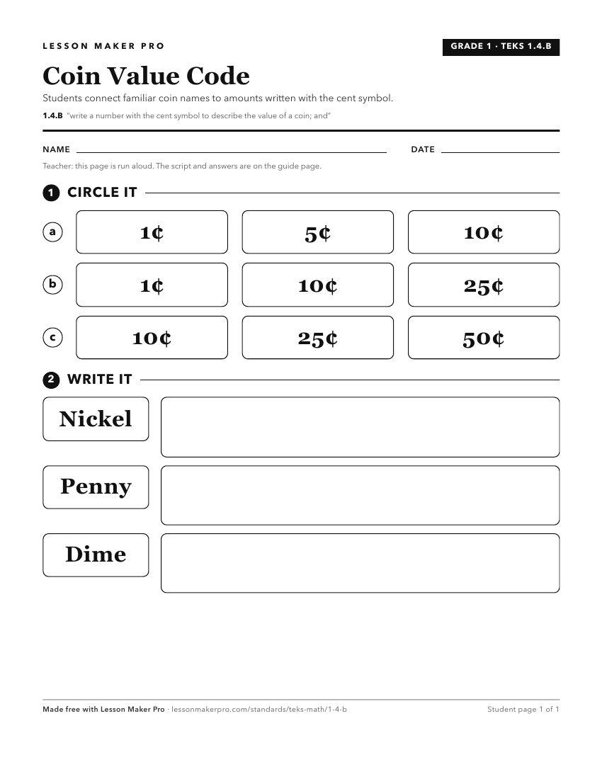 Preview of the 1.4.B printable worksheet