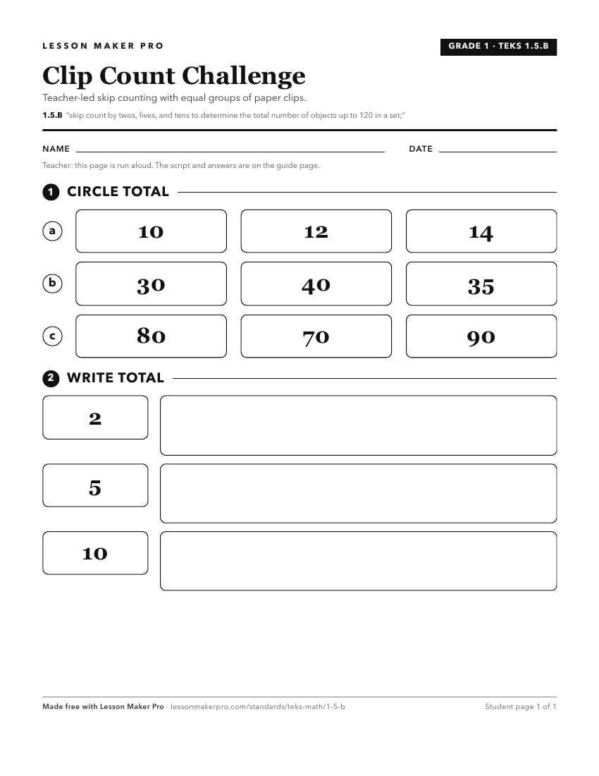 Preview of the 1.5.B printable worksheet
