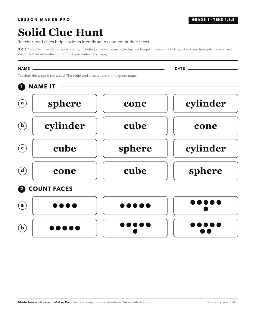 Preview of the 1.6.E printable worksheet