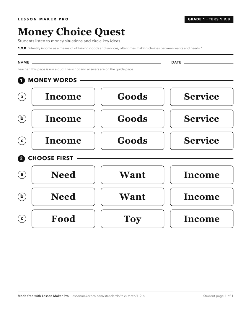 Preview of the 1.9.B printable worksheet