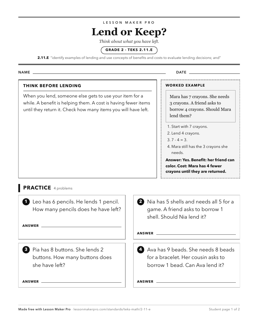Preview of the 2.11.E printable worksheet