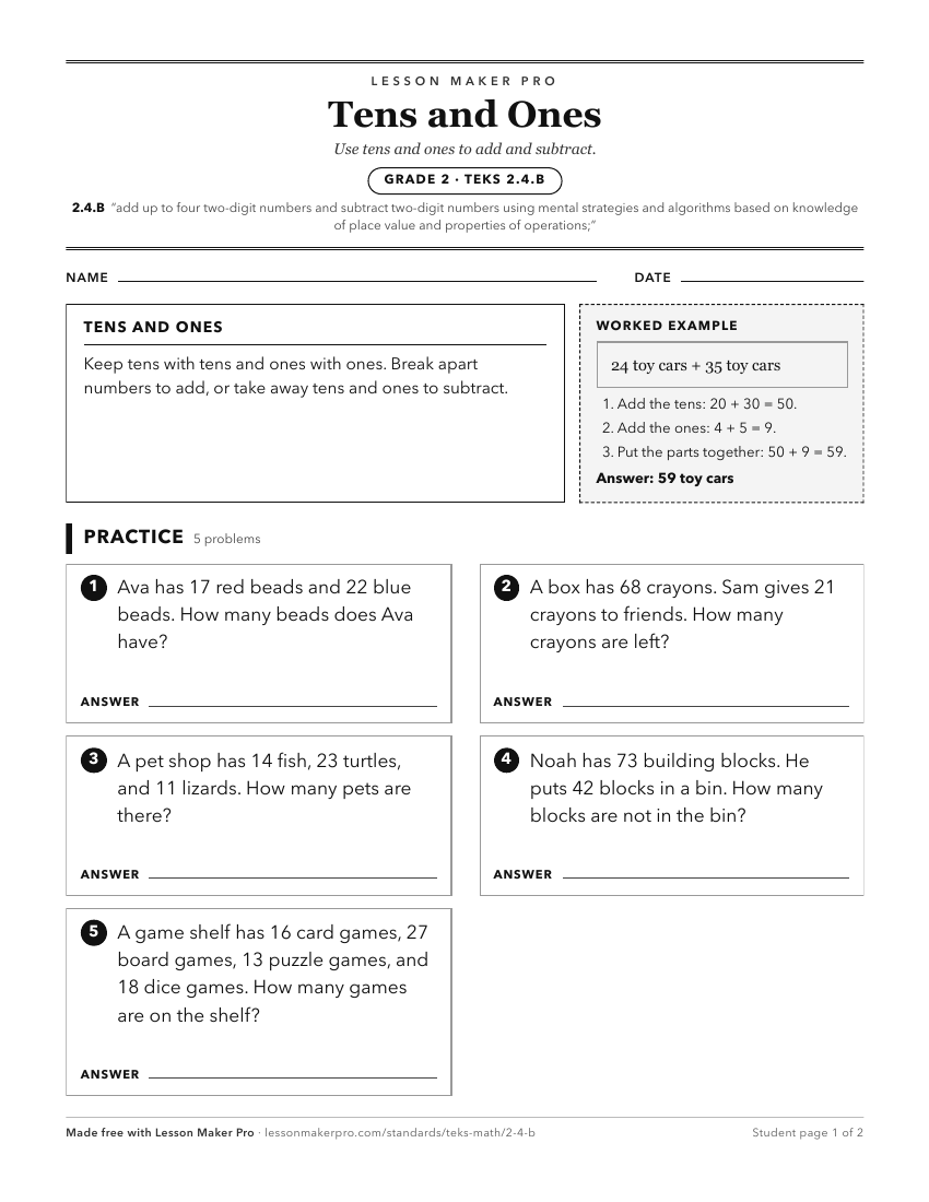 Preview of the 2.4.B printable worksheet