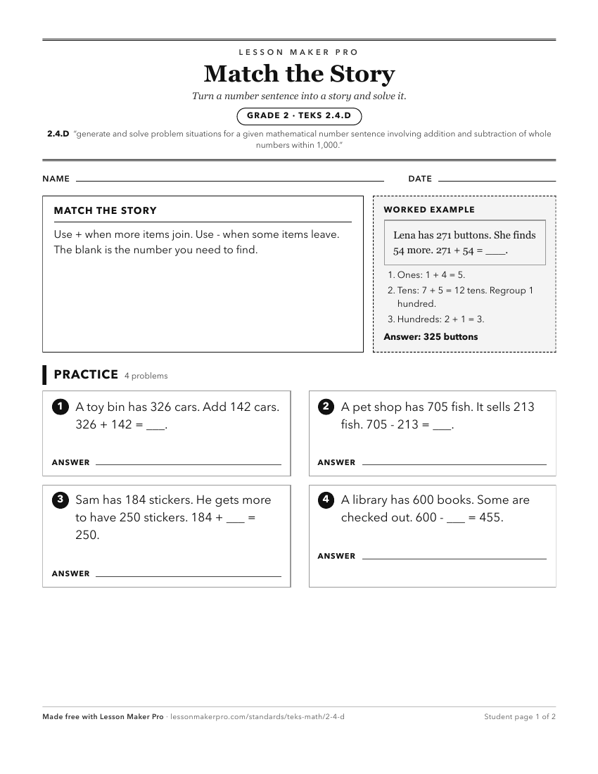 Preview of the 2.4.D printable worksheet