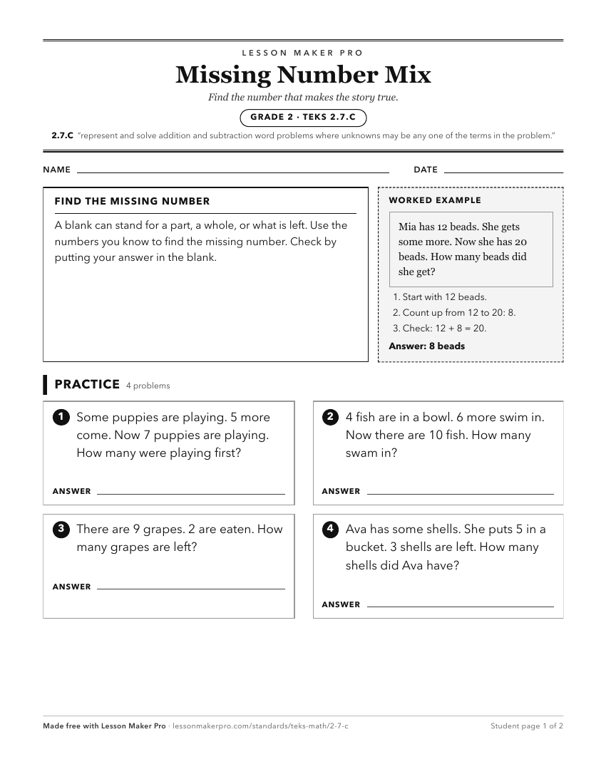 Preview of the 2.7.C printable worksheet