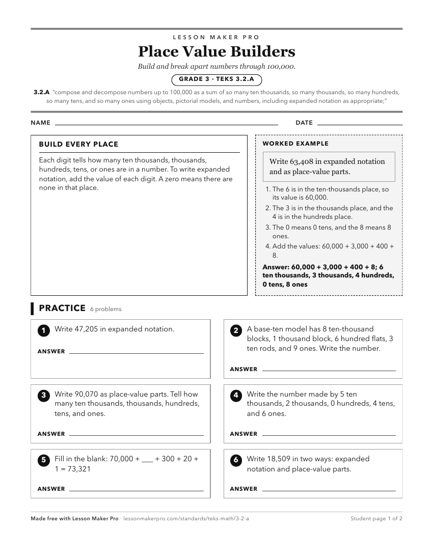 Preview of the 3.2.A printable worksheet