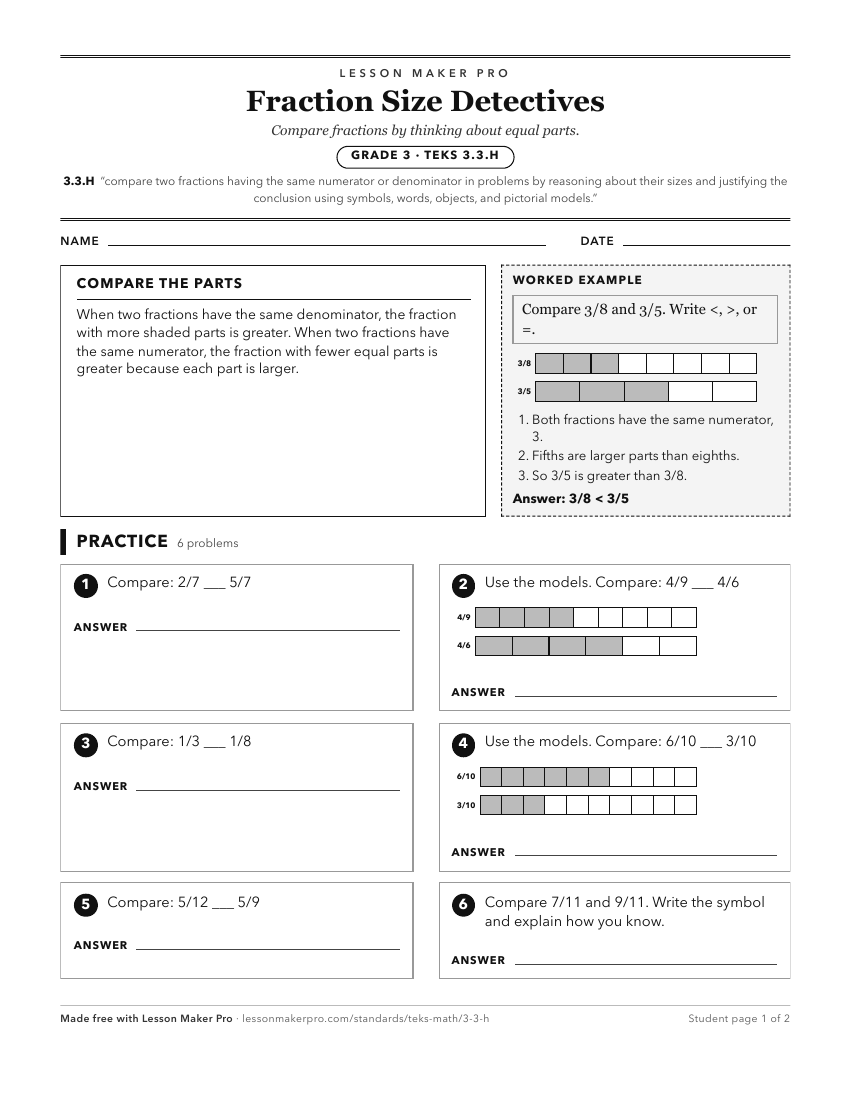 Preview of the 3.3.H printable worksheet
