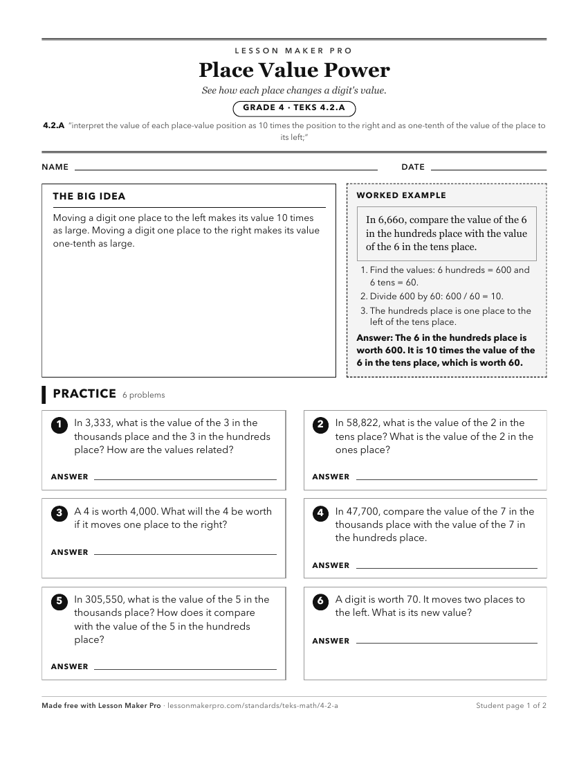 Preview of the 4.2.A printable worksheet