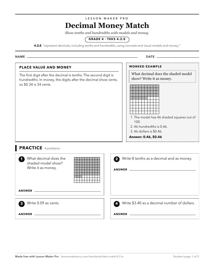 Preview of the 4.2.E printable worksheet