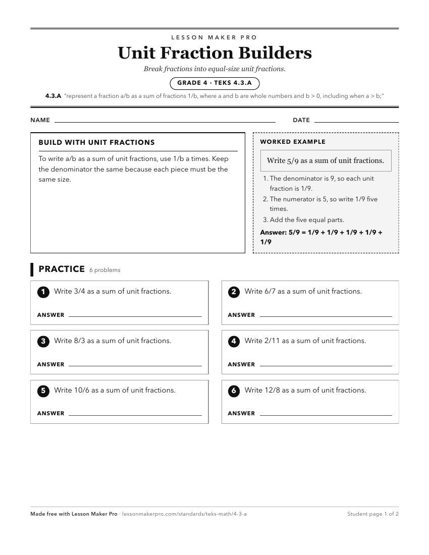 Preview of the 4.3.A printable worksheet