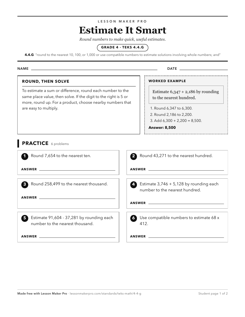 Preview of the 4.4.G printable worksheet
