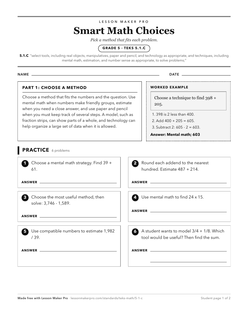 Preview of the 5.1.C printable worksheet