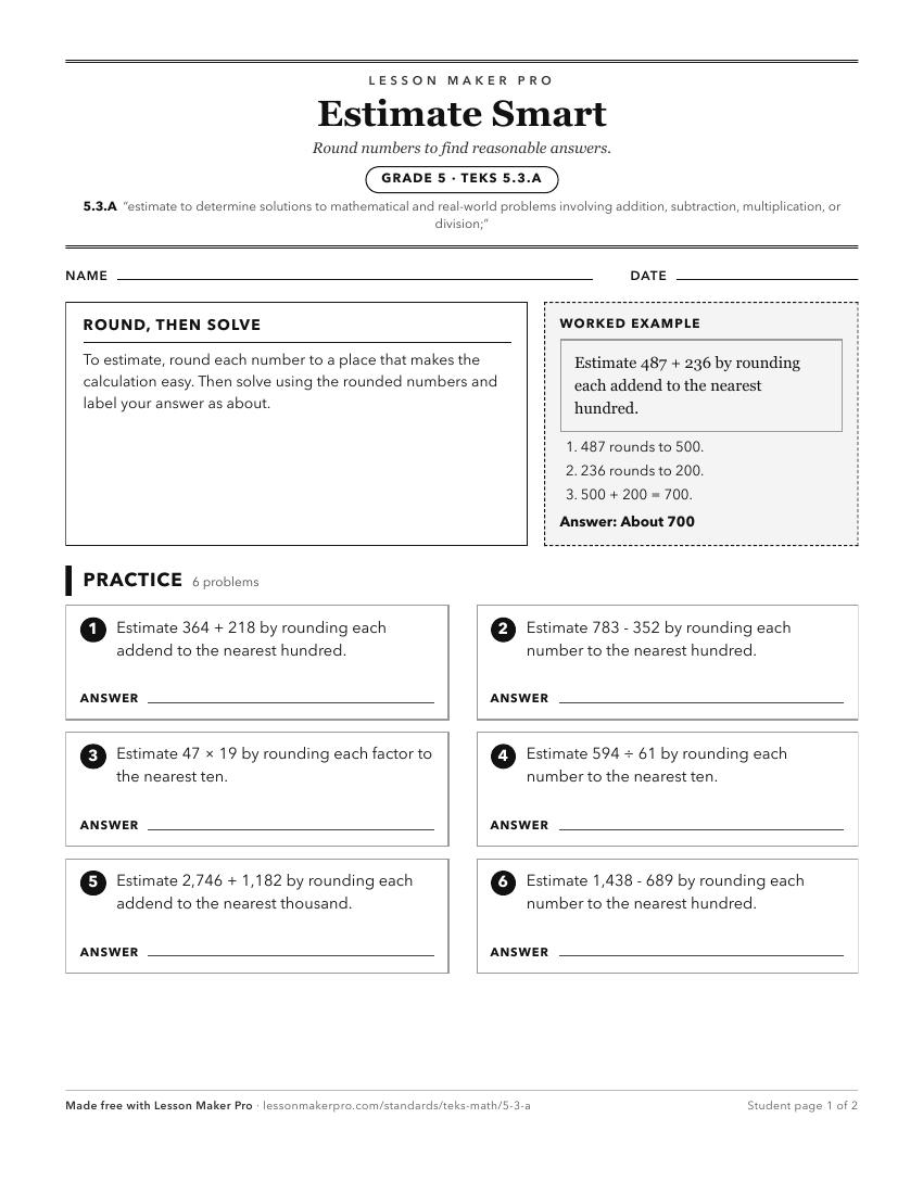 Preview of the 5.3.A printable worksheet