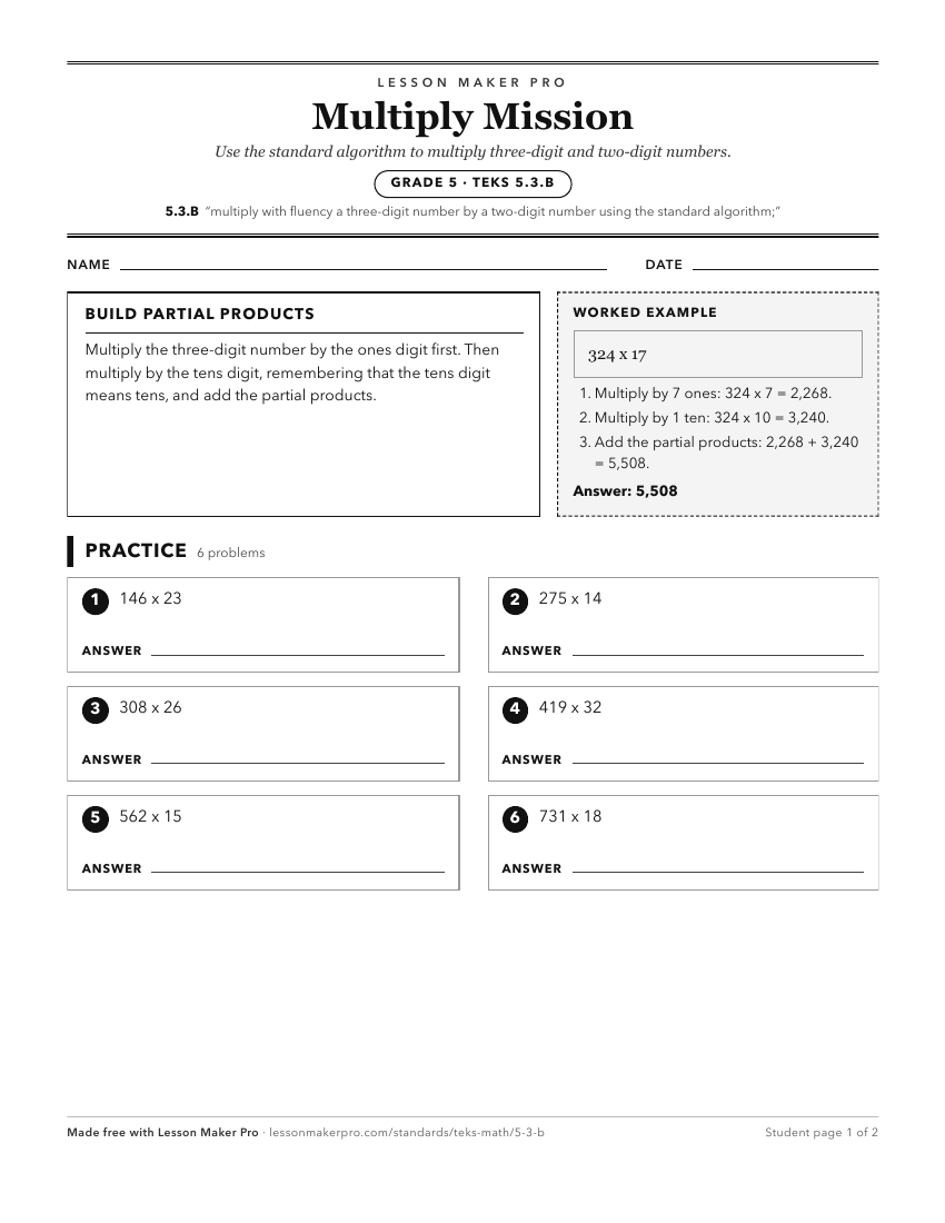 Preview of the 5.3.B printable worksheet