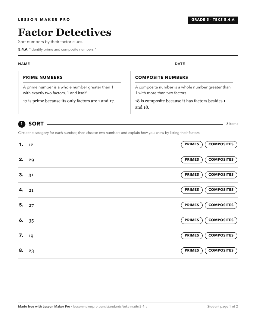 Preview of the 5.4.A printable worksheet