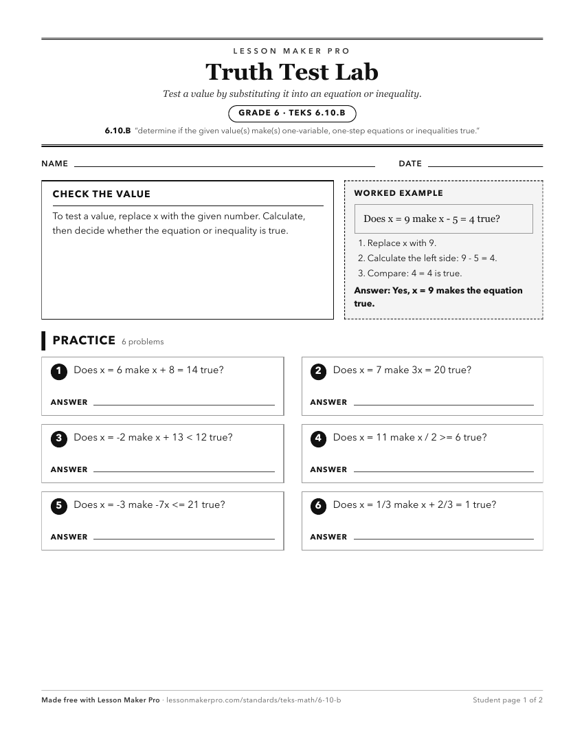 Preview of the 6.10.B printable worksheet