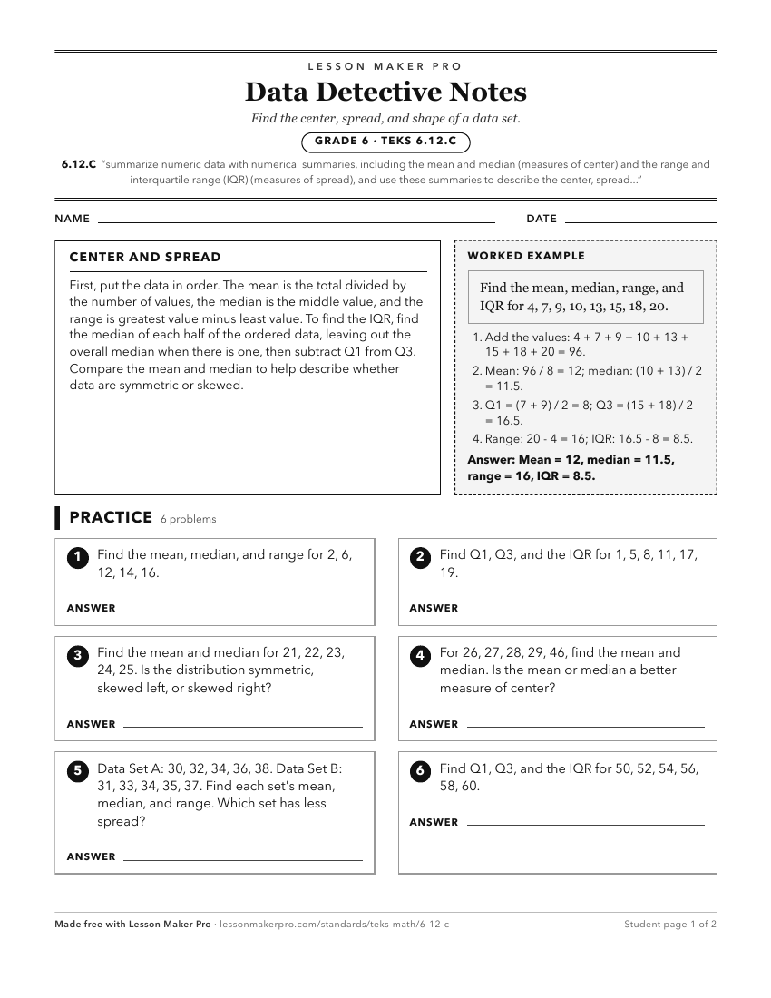 Preview of the 6.12.C printable worksheet