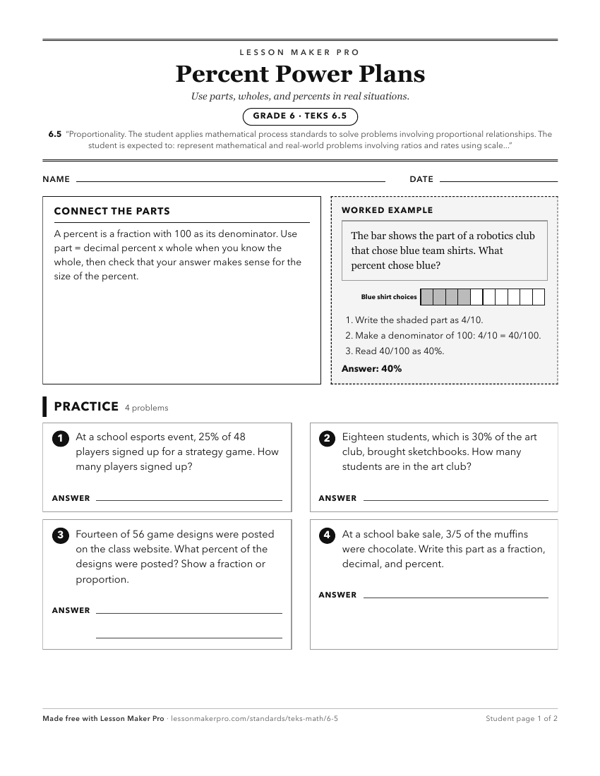 Preview of the 6.5 printable worksheet