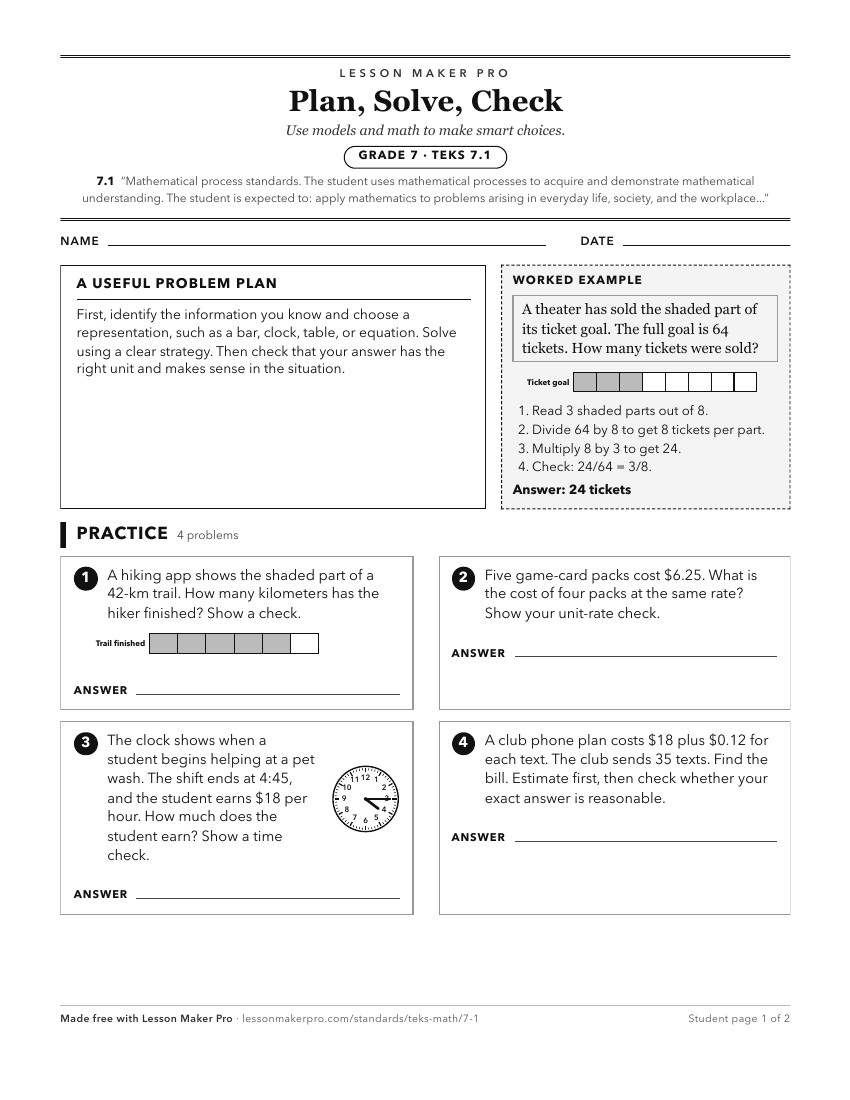 Preview of the 7.1 printable worksheet