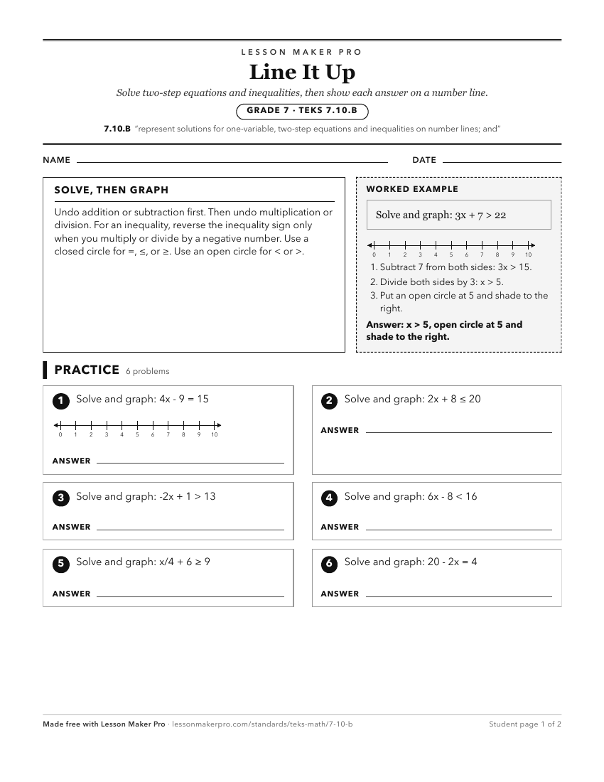 Preview of the 7.10.B printable worksheet