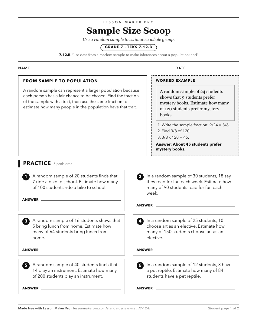 Preview of the 7.12.B printable worksheet