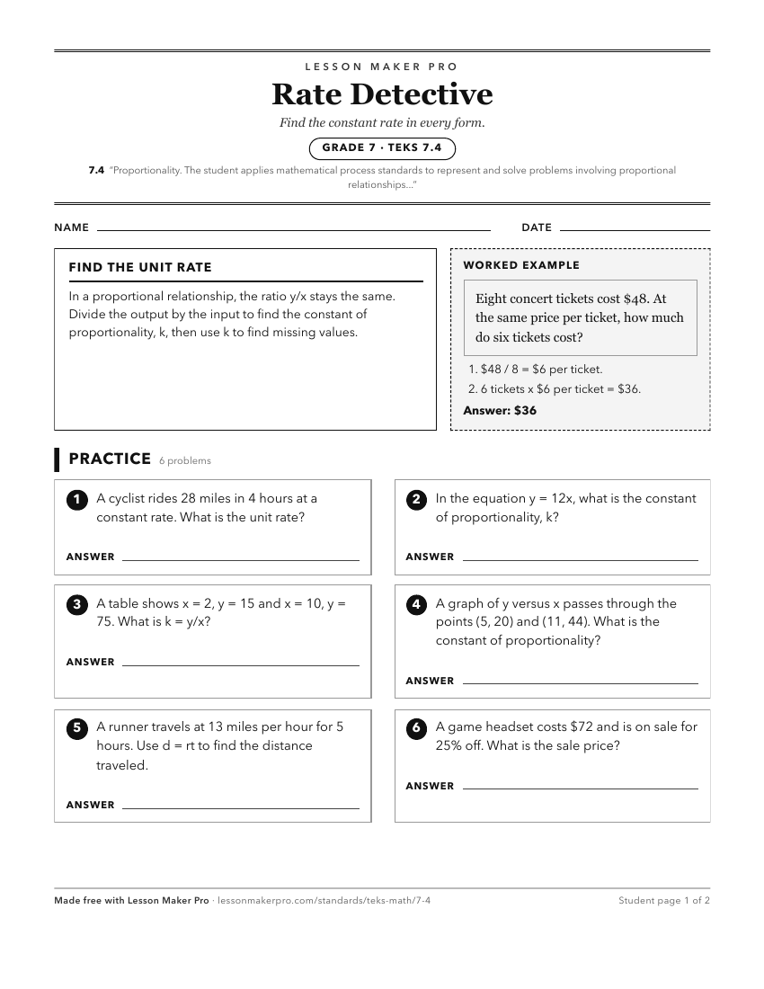Preview of the 7.4 printable worksheet