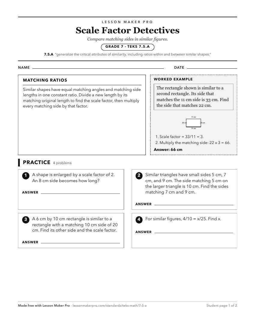 Preview of the 7.5.A printable worksheet