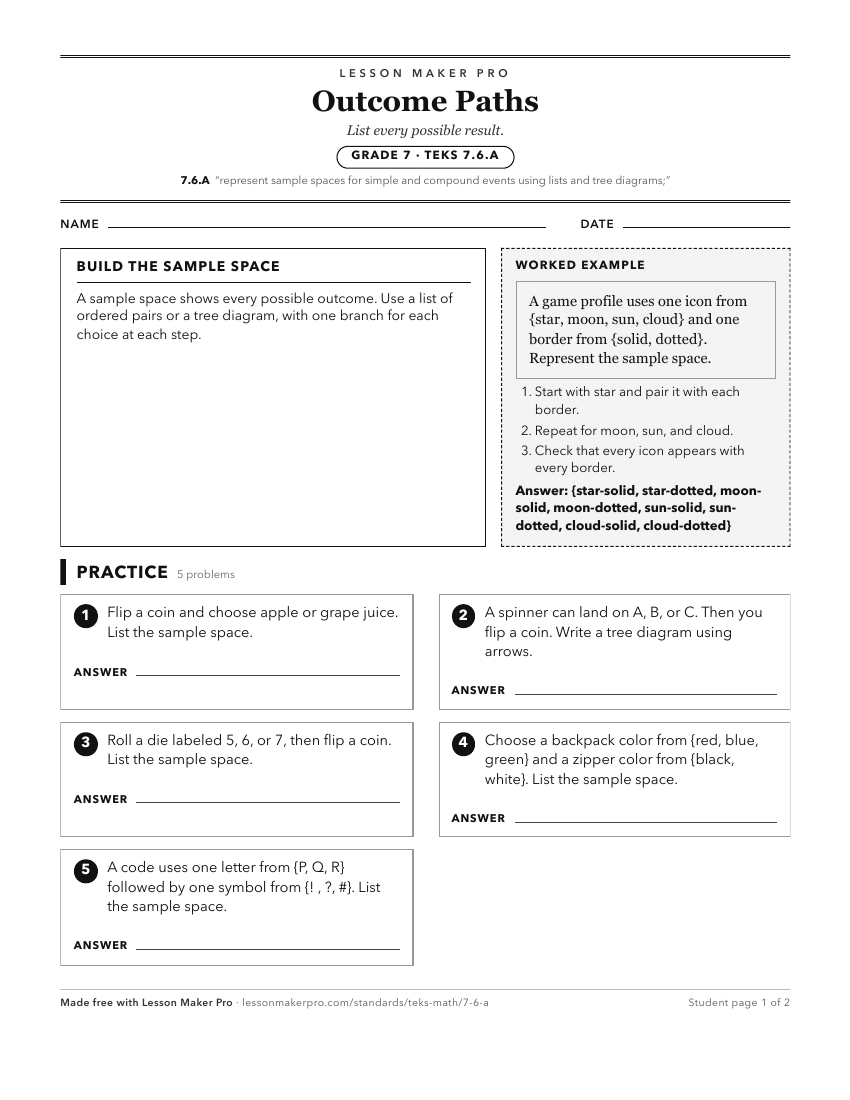 Preview of the 7.6.A printable worksheet