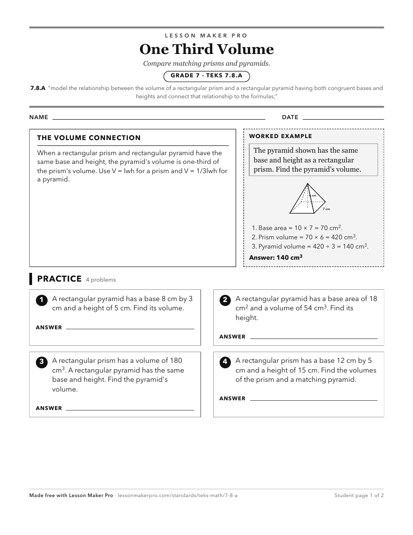 Preview of the 7.8.A printable worksheet