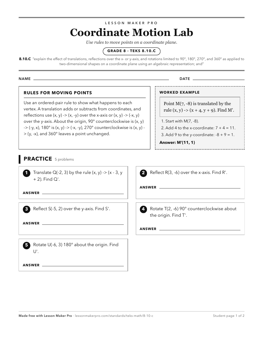 Preview of the 8.10.C printable worksheet