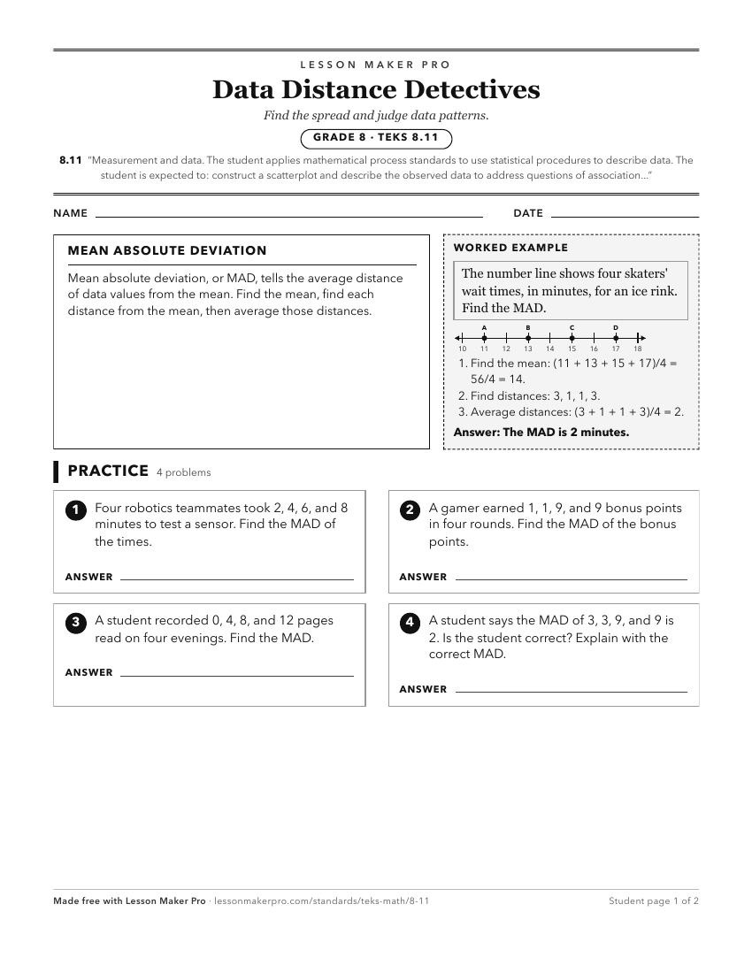 Preview of the 8.11 printable worksheet
