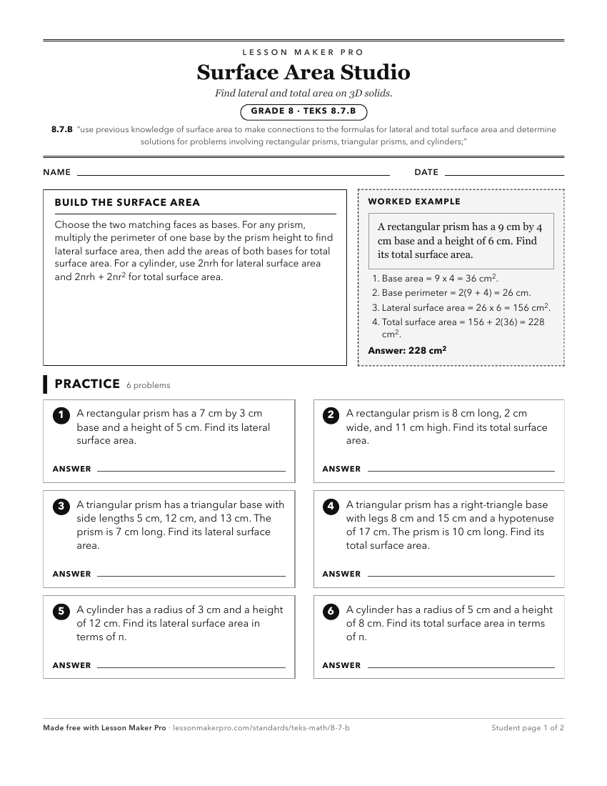 Preview of the 8.7.B printable worksheet