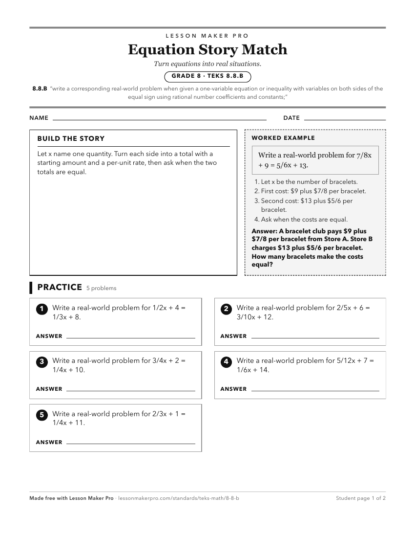 Preview of the 8.8.B printable worksheet