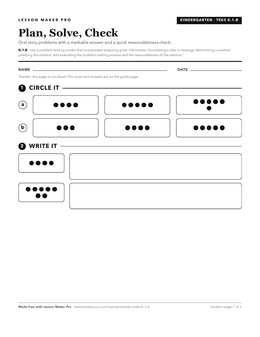 Preview of the K.1.B printable worksheet