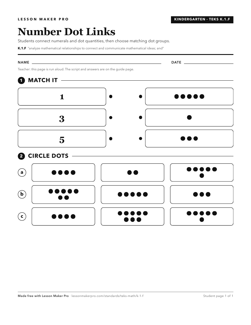 Preview of the K.1.F printable worksheet