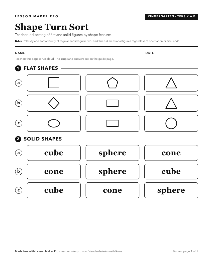 Preview of the K.6.E printable worksheet