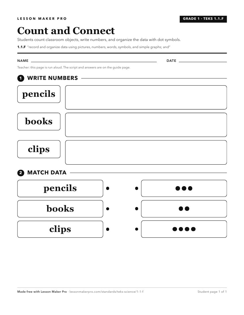 Preview of the 1.1.F printable worksheet