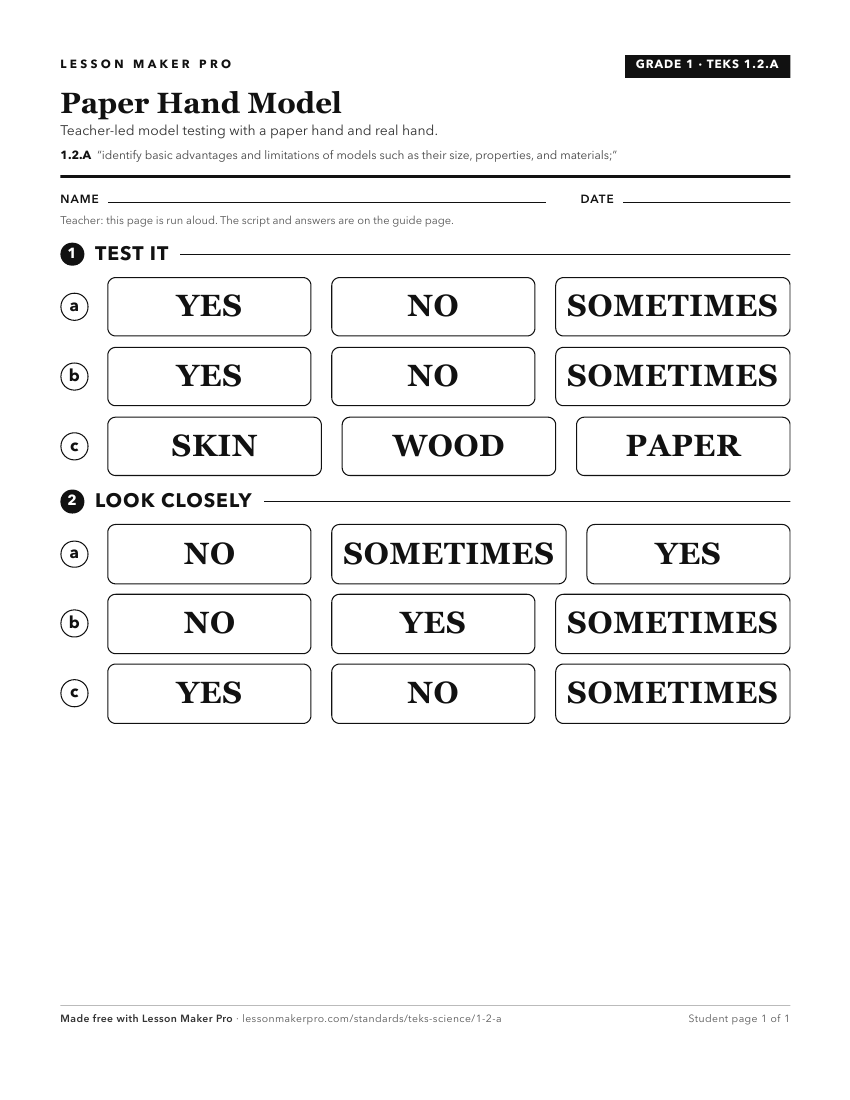 Preview of the 1.2.A printable worksheet