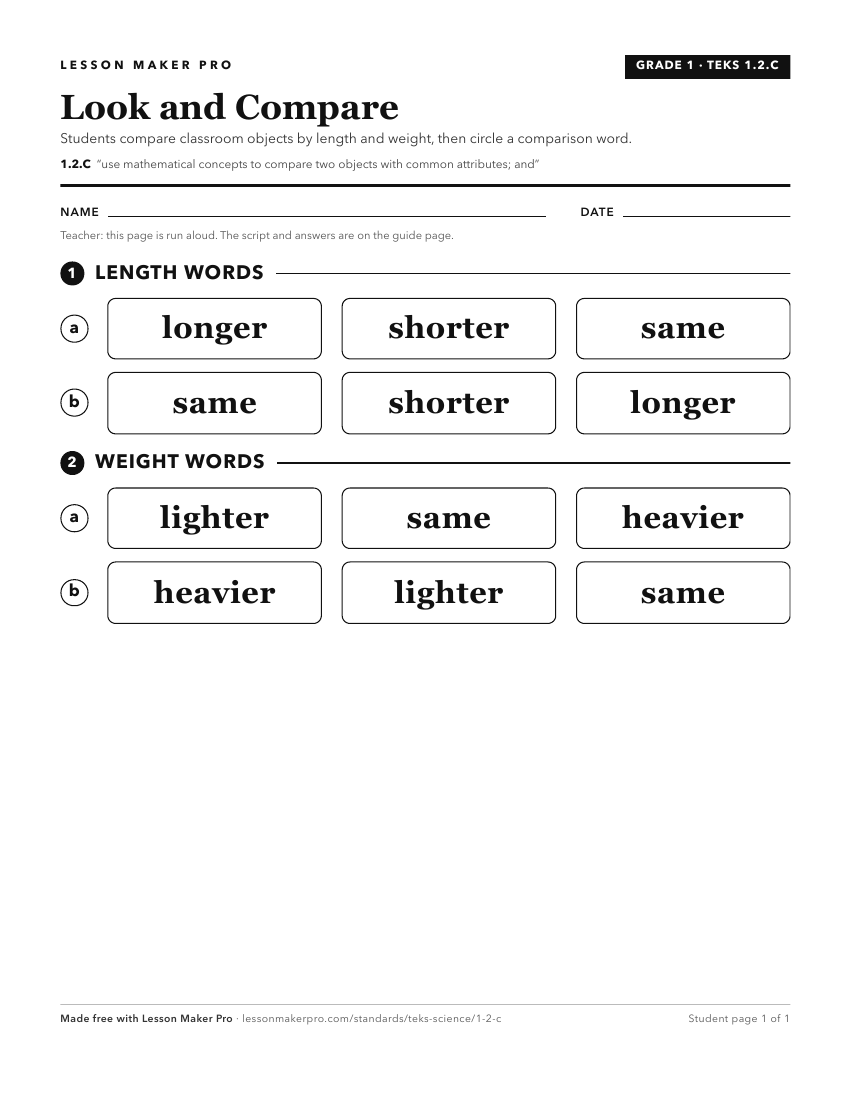 Preview of the 1.2.C printable worksheet