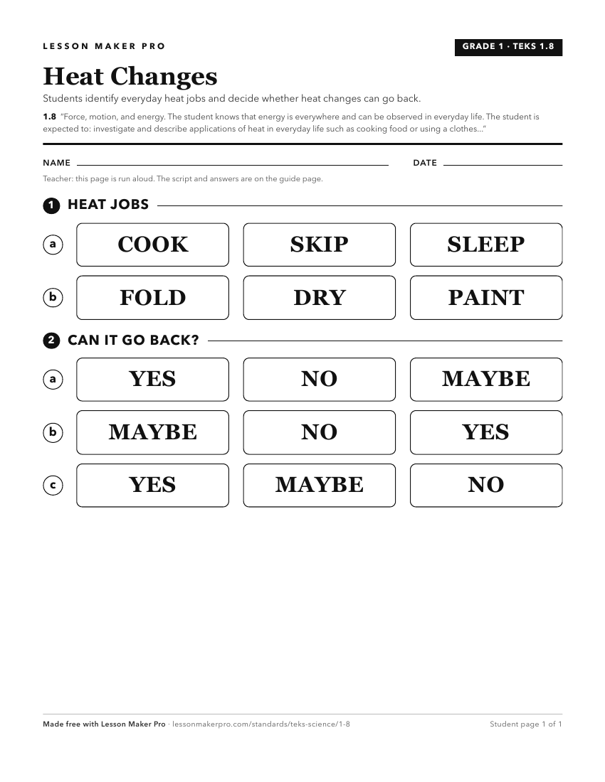 Preview of the 1.8 printable worksheet