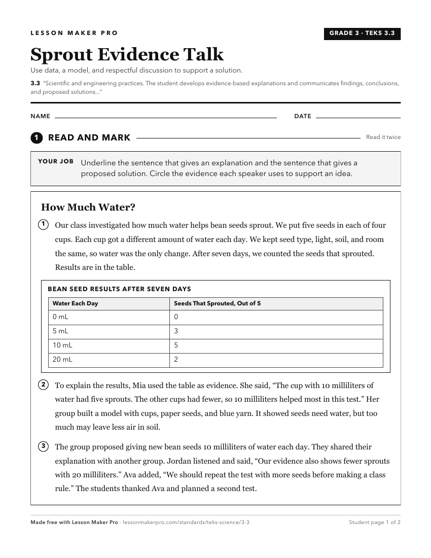 Preview of the 3.3 printable worksheet
