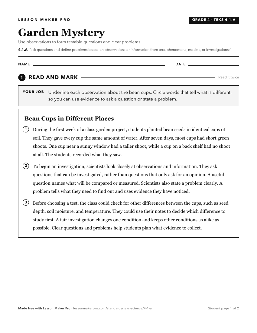 Preview of the 4.1.A printable worksheet